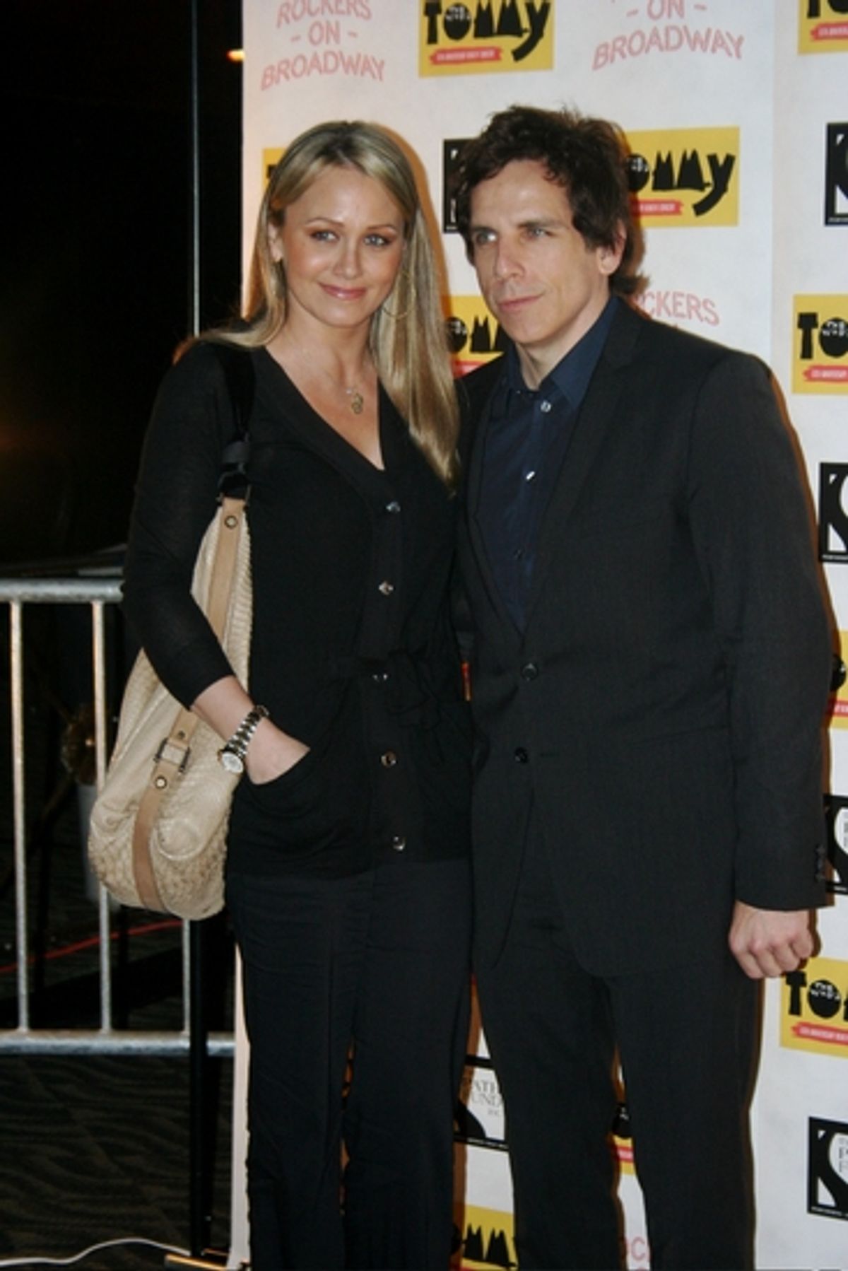 Christine Taylor and Ben Stiller at The Who's TOMMY: 15th Anniversary Benefit Concert
