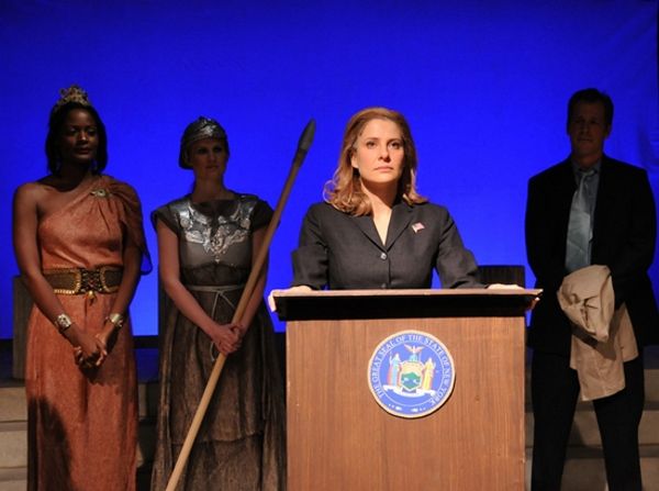 Mia Barron, Victoire Charles, Heidi Armbruster, and Darren Pettie Photo