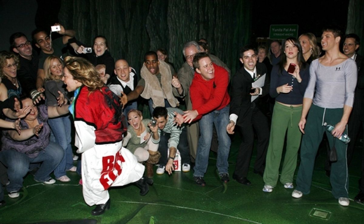 Jennifer Cody and the cast at 