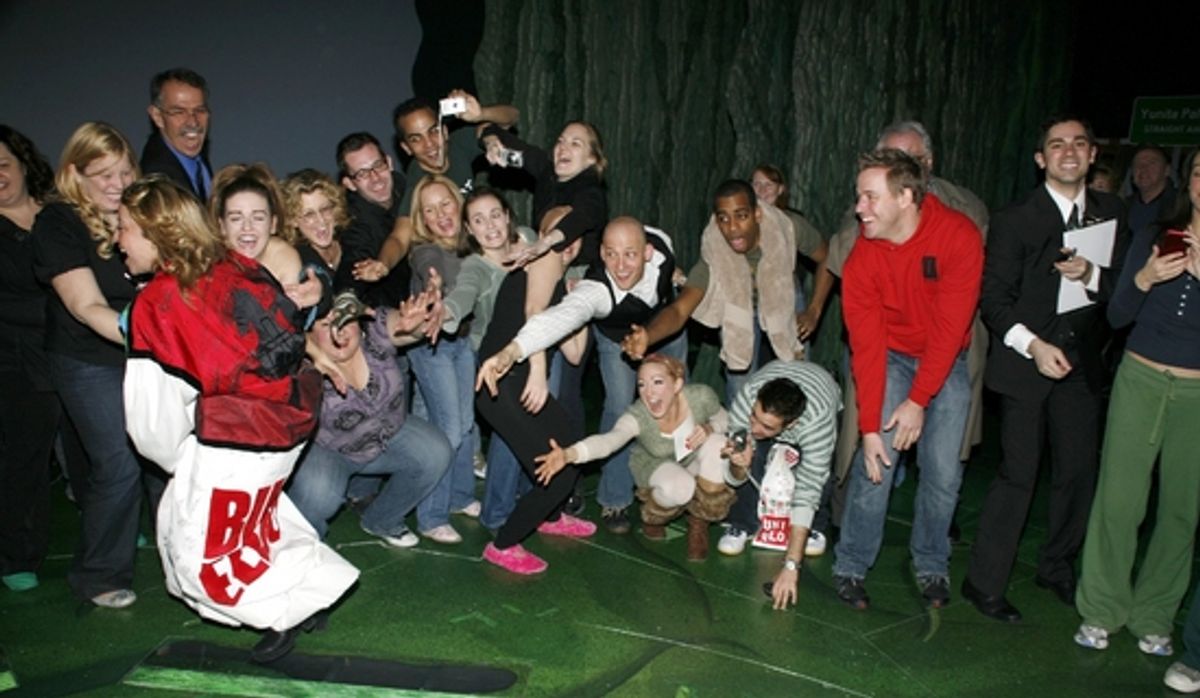 Jennifer Cody and the cast at 