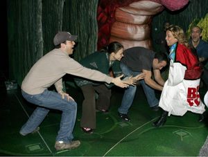 Jennifer Cody and her Shrek cast Photo