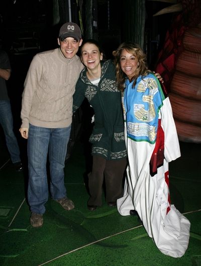 John Tartaglia, Jennifer Cody and Sutton Foster Photo