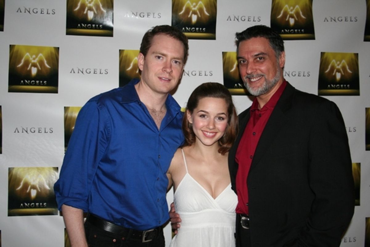 Adam Monley, Jessica GrovÃ© and Robert Cuccioli at 