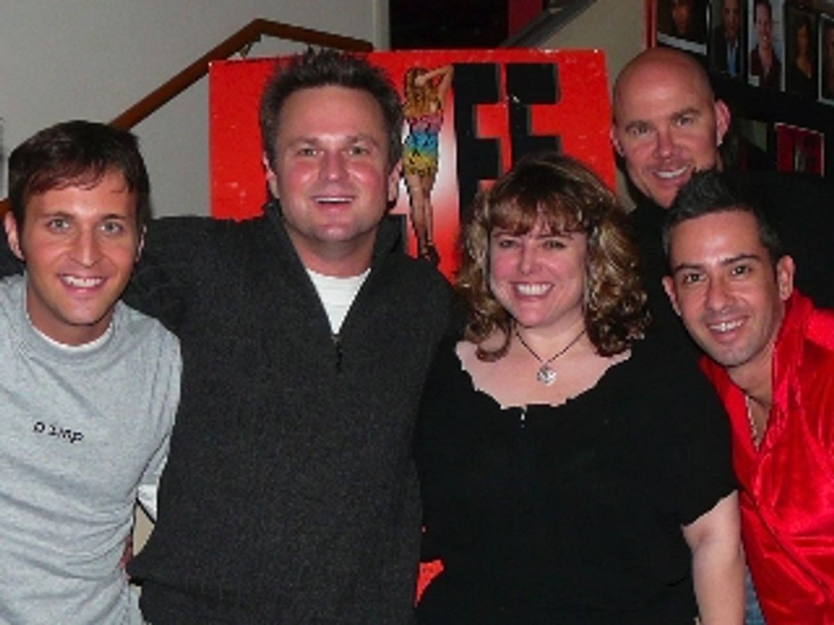 Jeremy Lucas, Sam Harris, Justine Baldwin, Todd Schroeder and Mark Espinosa at 