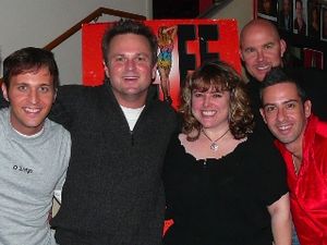 Jeremy Lucas, Sam Harris, Justine Baldwin, Todd Schroeder and Mark Espinosa Photo