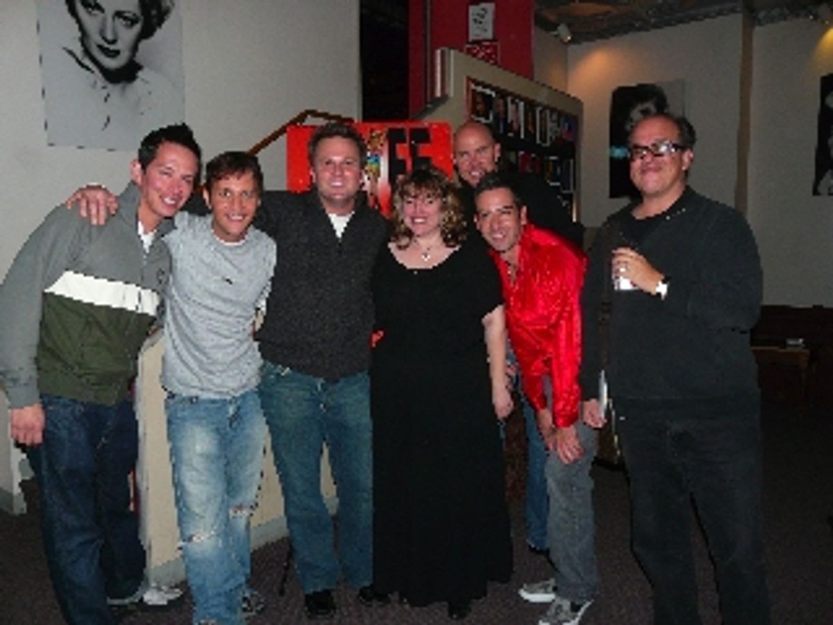 Paul Romero, Jr., Jeremy Lucas (Artistic Director), Sam Harris, Justine Baldwin (Producing Director), Todd Schroeder, Mark Espinosa (Managing Director) and Bruce Newberg (Casting Director) at 