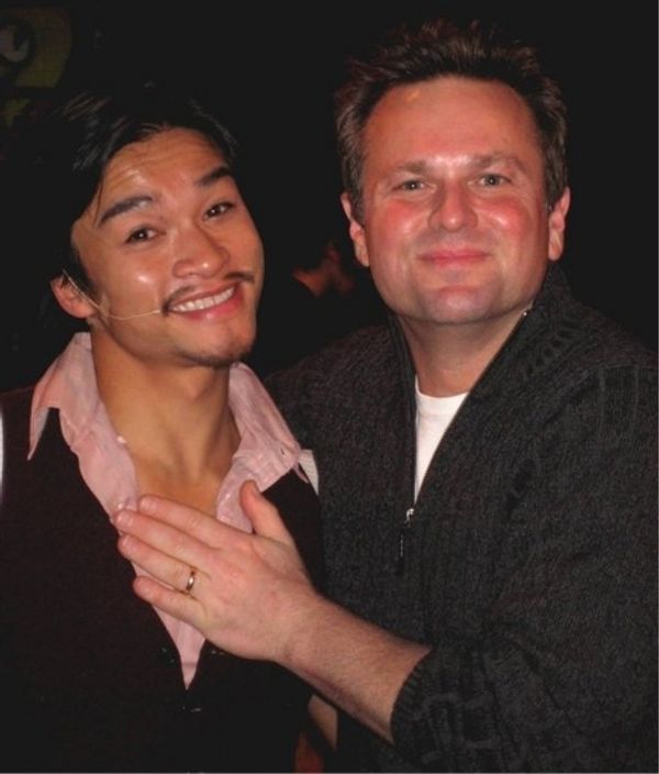 Ethan Le Phong and Sam Harris Photo