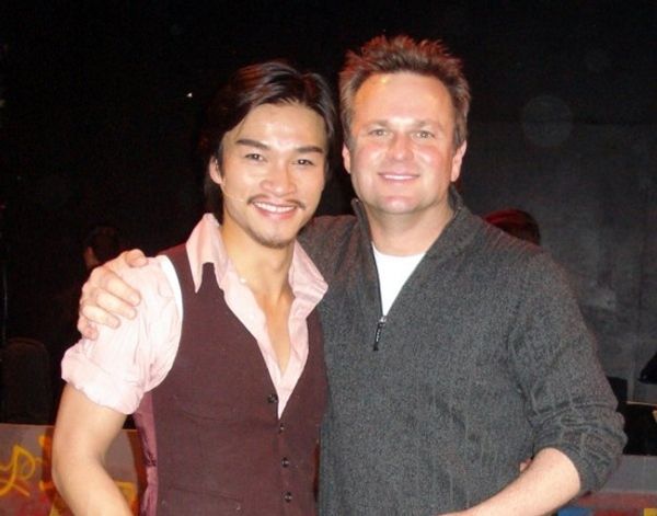 Ethan Le Phong and Sam Harris Photo