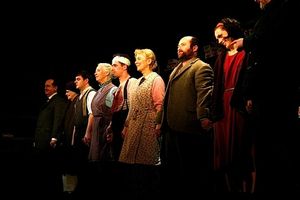 John C. Vennema, Patricia O'Connell, Laurence Kinlan, Marie Mullen, Aaron Monaghan, Dearbhla Molloy, David Pearse and Kerry Condon @ BroadwayWorld John C. Vennema, Patricia O'Connell, Laurence Kinlan, Marie Mullen, Aaron Monaghan, D Photo