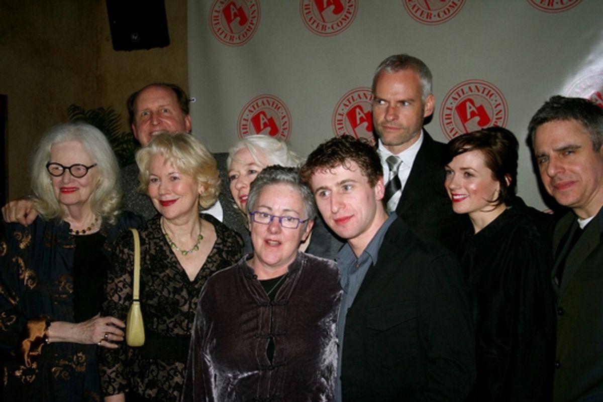 Patricia O'Connell, John C. Vennema, Dearbhla Molloy, Marie Mullen, Garry Hynes, Aaron Monaghan, Martin McDonagh, Kerry Condon and Neil Pepe at 