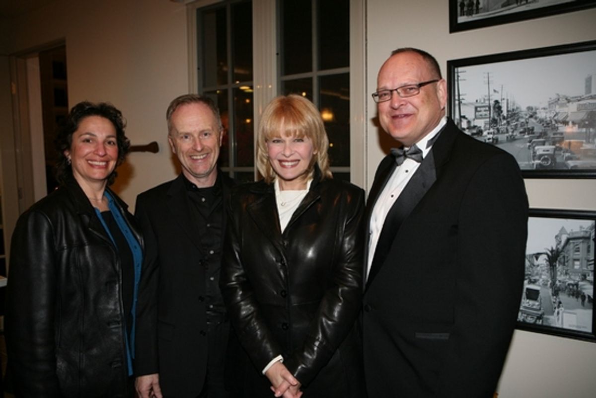 Dr. Iris Levine, Hywel Sims, Ilene Graff and Bruce Mayhall at 