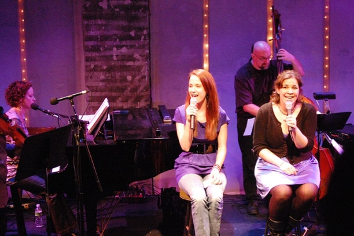 Sierra Boggess and Lindsay Mendez at 