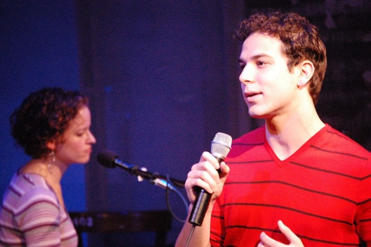 Lynn Shankel and Skylar Astin at 