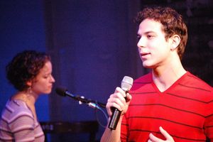 Lynn Shankel and Skylar Astin Photo