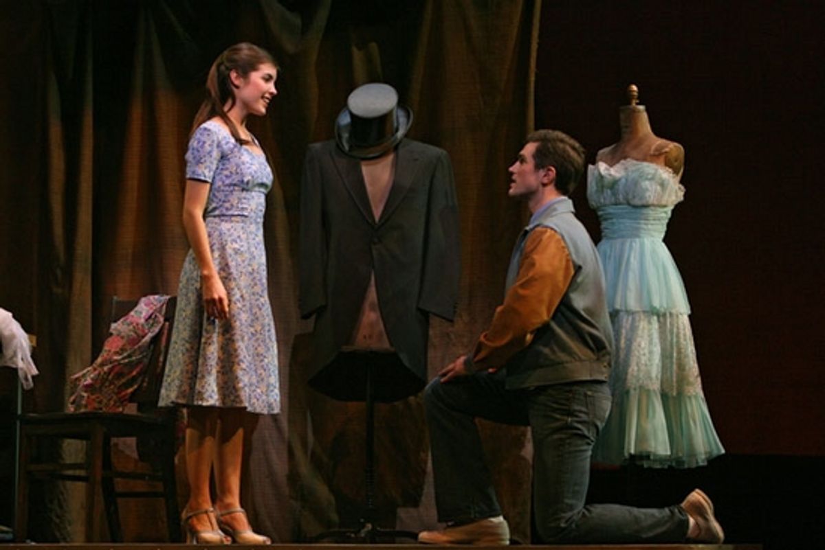 Josefina Scaglione and Matt Cavenaugh at 