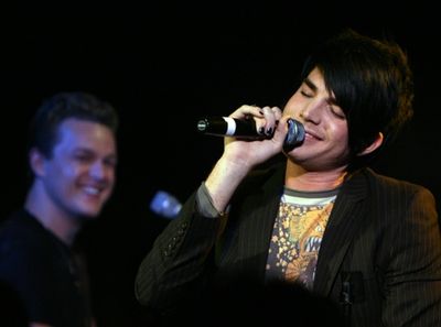Jake Simpson and Adam Lambert Photo