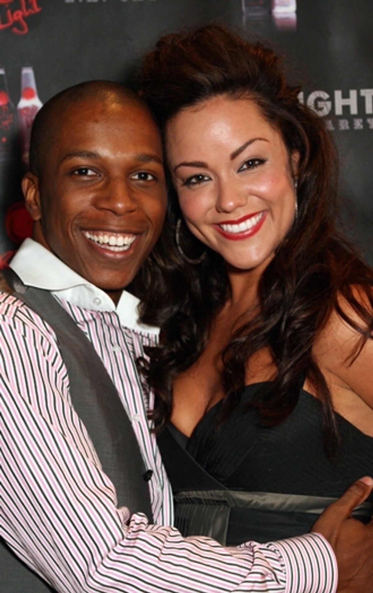 Leslie Odom, Jr and Katy Mixon at 