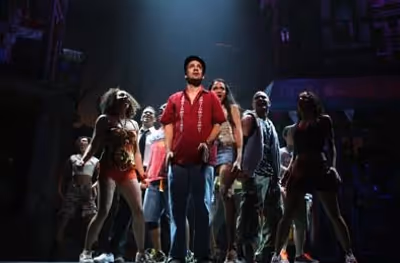 Lin-Manuel Miranda and the In The Heights cast Photo
