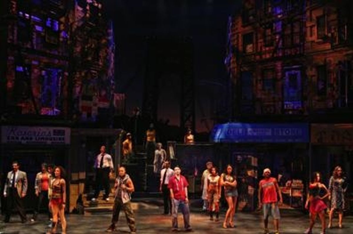 Lin-Manuel Miranda and the In The Heights cast at 