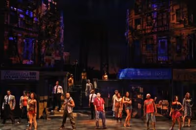 Lin-Manuel Miranda and the In The Heights cast Photo