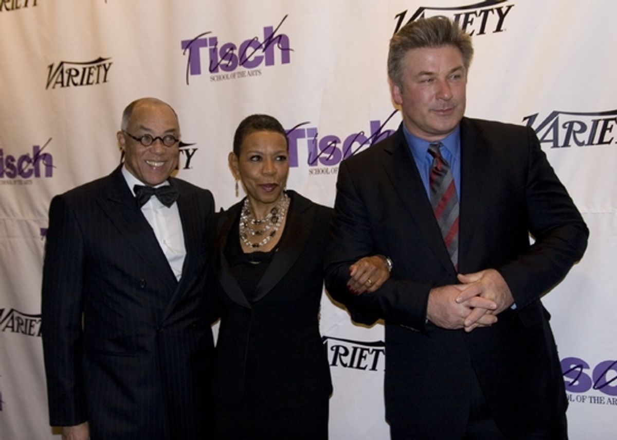 George Campbell, Mary Schmidt Campbell and Alec Baldwin at 