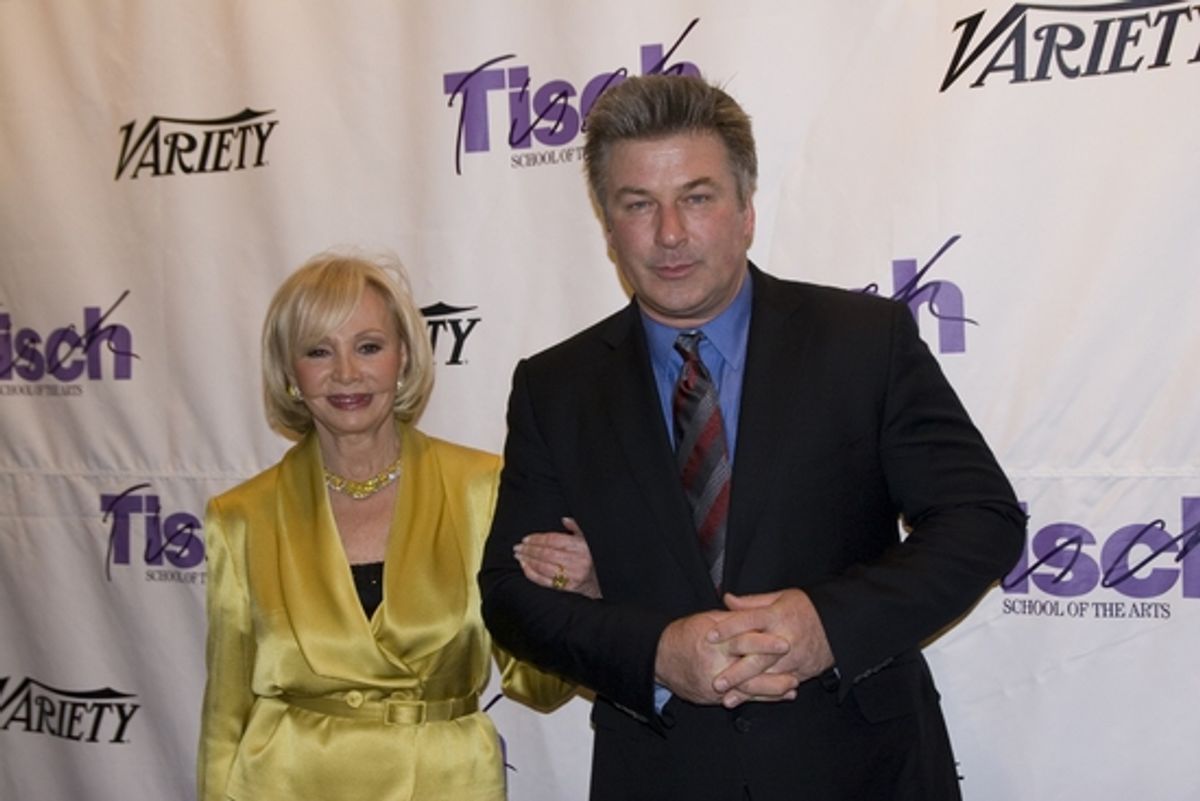 Iris Cantor and Alec Baldwin at 