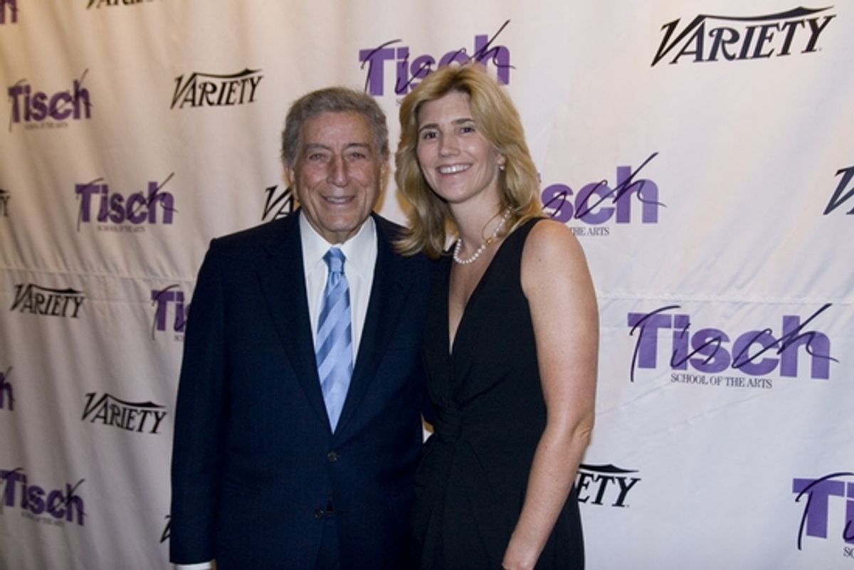 Tony Bennett and Susan Bennett at Tisch School of the Arts 'ON STAGE' Gala