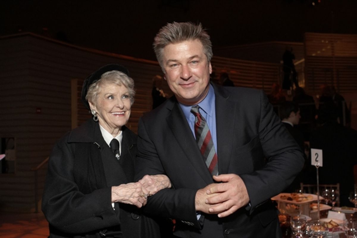 Elaine Stritch and Alec Baldwin at 