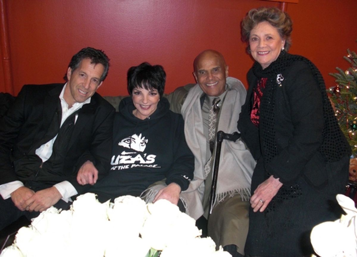 Kenneth Cole, Liza Minnelli, Harry Belafonte and friend at 