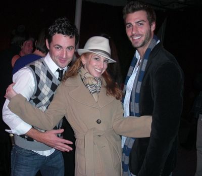 Max von Essen, Lauren Latarro and Justin Clynes Photo