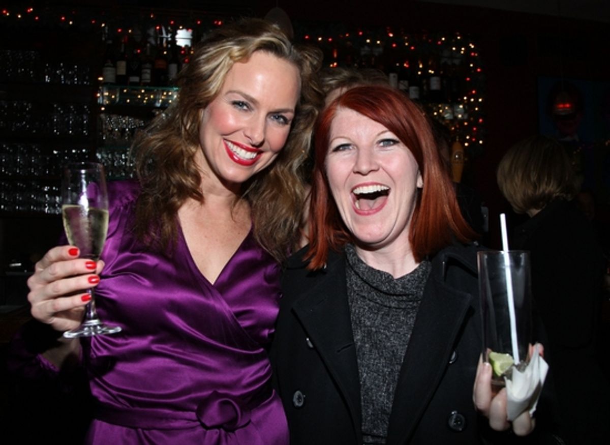 Melora Hardin and Kate Flannery at 