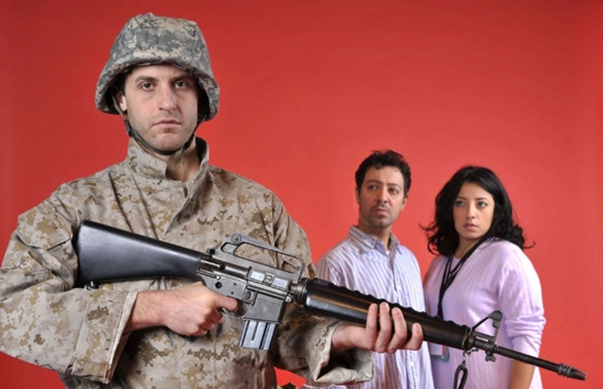 James Wagner, Amir Sharafeh, and Denmo Ibrahim at 