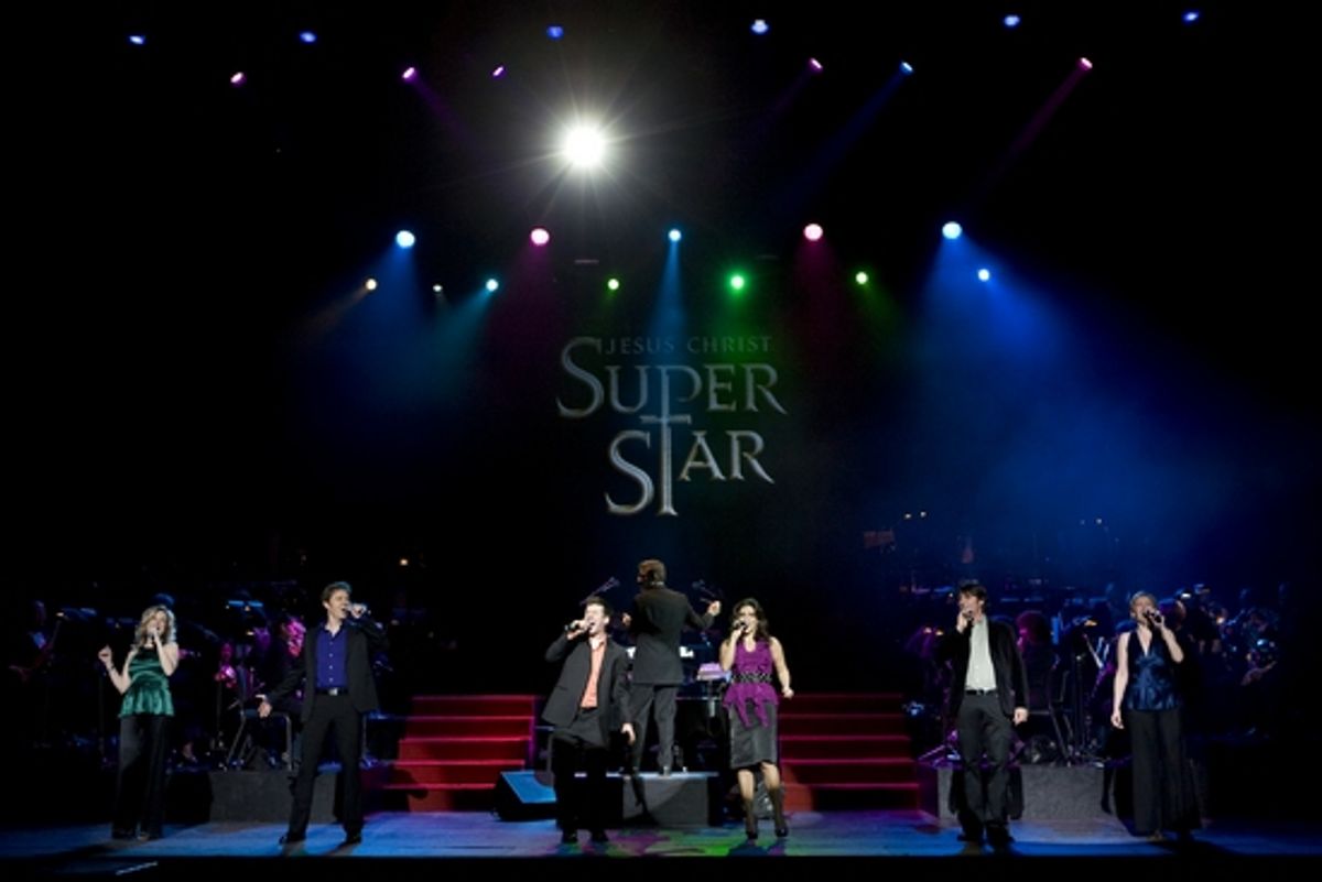Laurie Gayle Stephenson, Ron Bohmer, David Josefsberg, Shoshana Bean, Eric Kunze and Liz Callaway at THE MUSIC OF ANDREW LLOYD WEBBER at the Kennedy Center