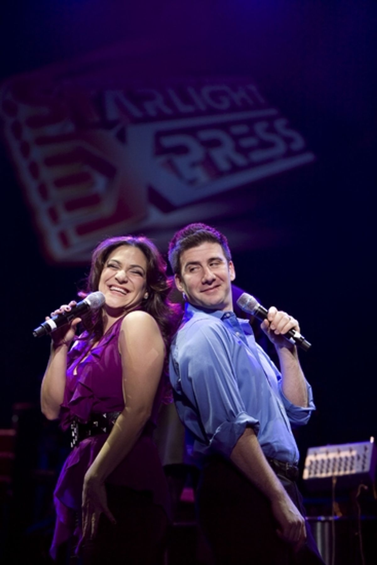 Shoshana Bean and David Josefsberg at THE MUSIC OF ANDREW LLOYD WEBBER at the Kennedy Center
