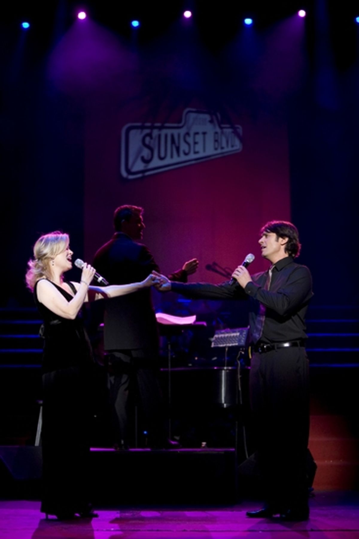 Laurie Gayle Stephenson, Eric Kunze, and Edward G. Robison at THE MUSIC OF ANDREW LLOYD WEBBER at the Kennedy Center