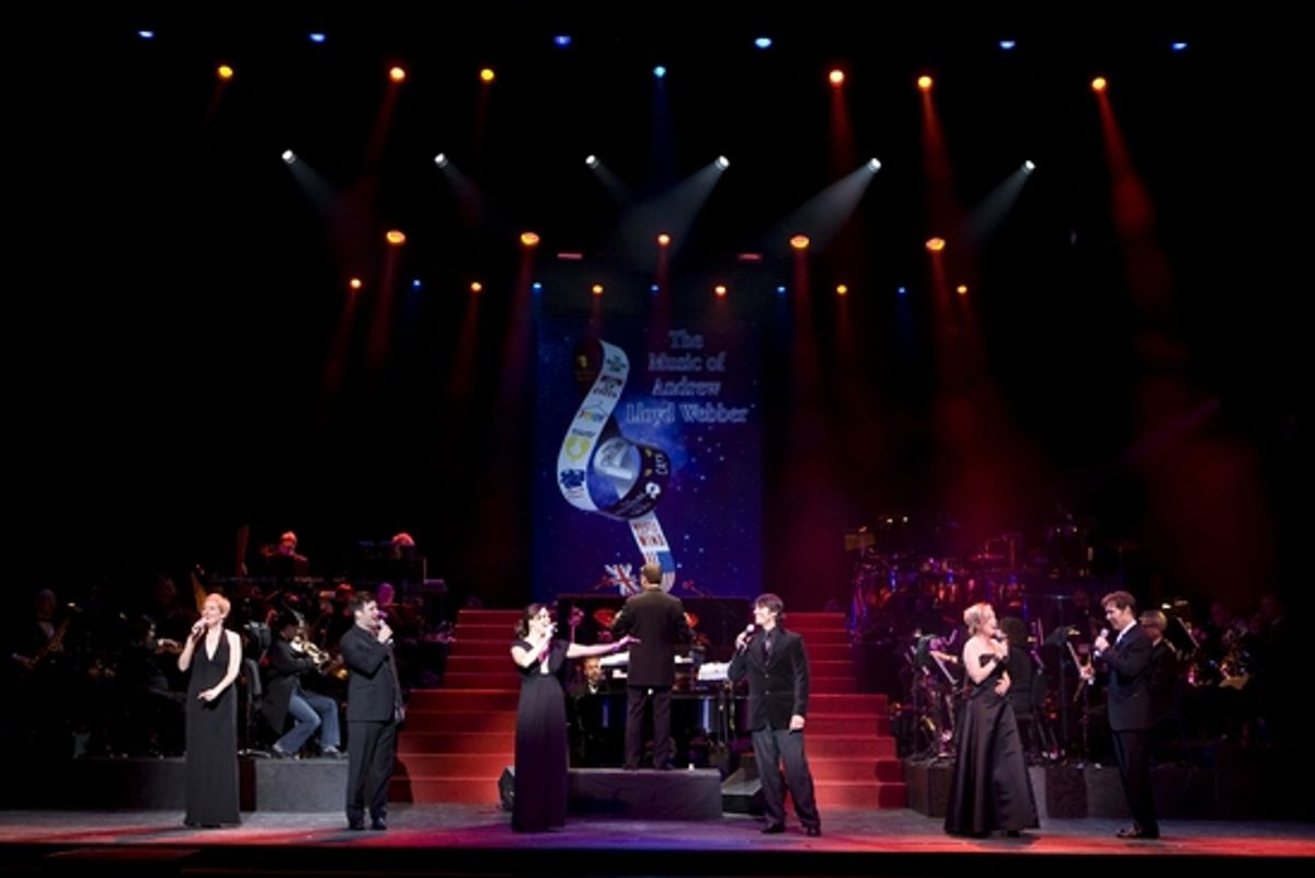 Liz Callaway, David Josefsberg, Shoshana Bean, Eric Kunze, Laurie Gayle Stephenson, and Ron Bohmer at 