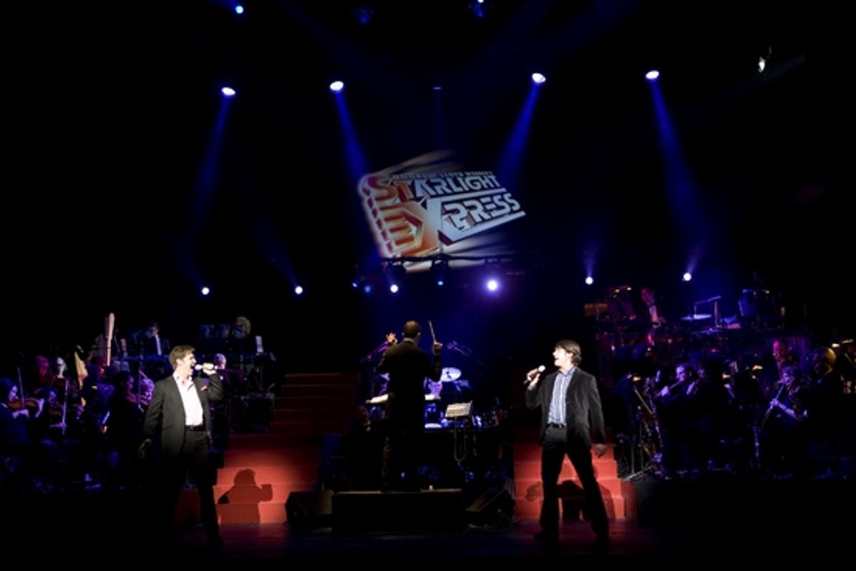 Ron Bohmer, Eric Kunze, and Edward G. Robinson at THE MUSIC OF ANDREW LLOYD WEBBER at the Kennedy Center