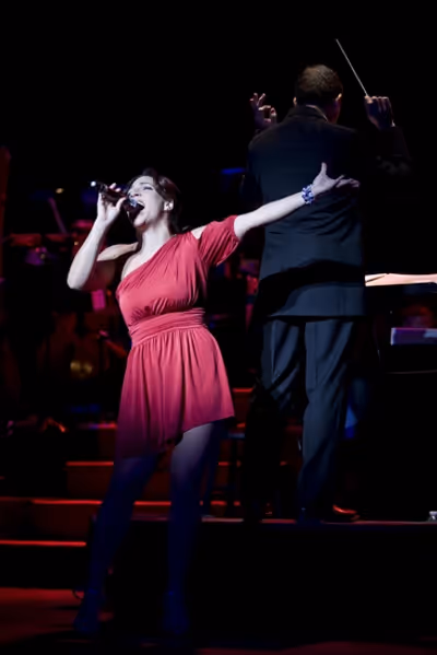 Shoshana Bean and Edward G. Robinson Photo