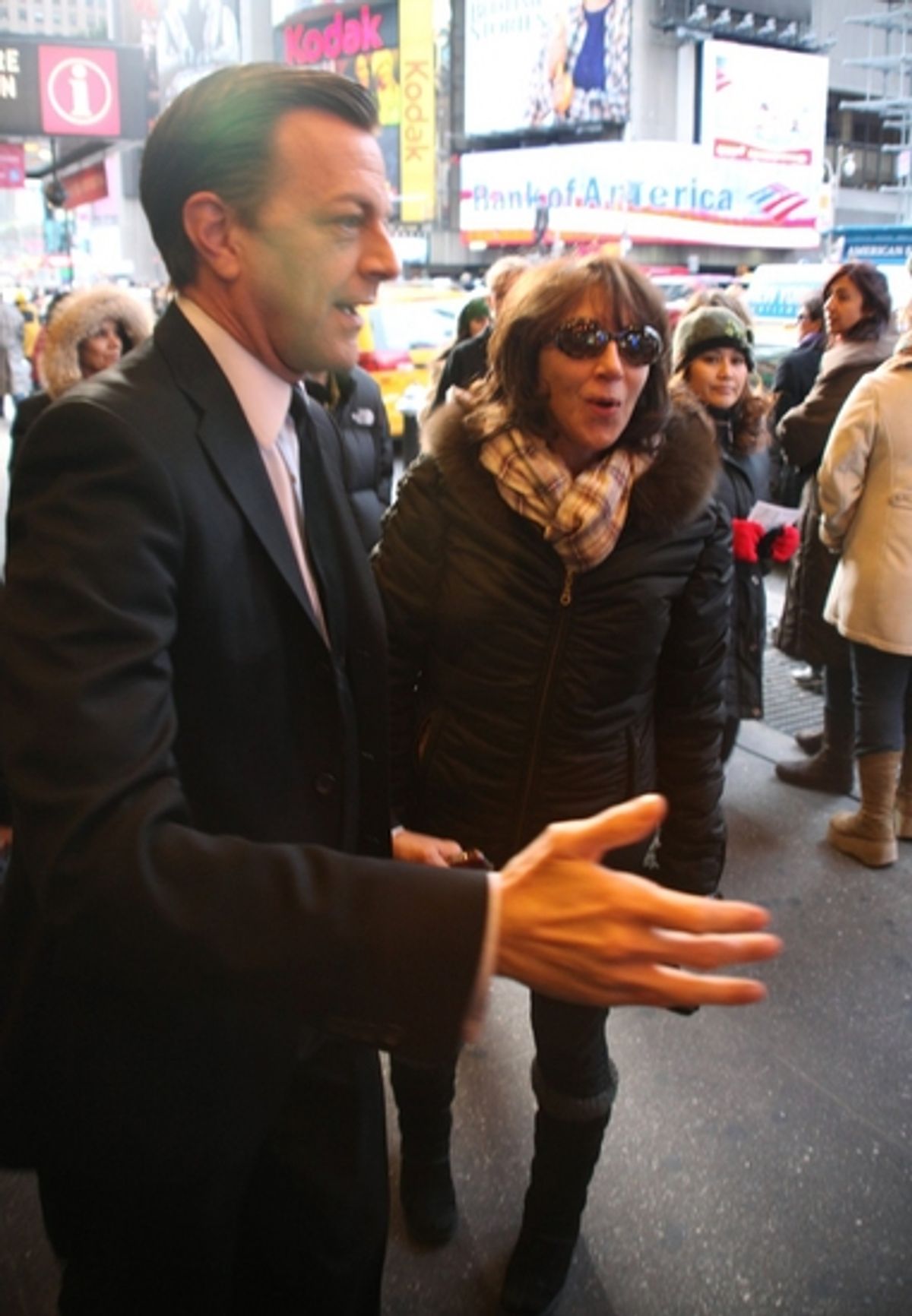 Liza's at the Palace...! Star Jim Caruso and Andrea Martin
 at 