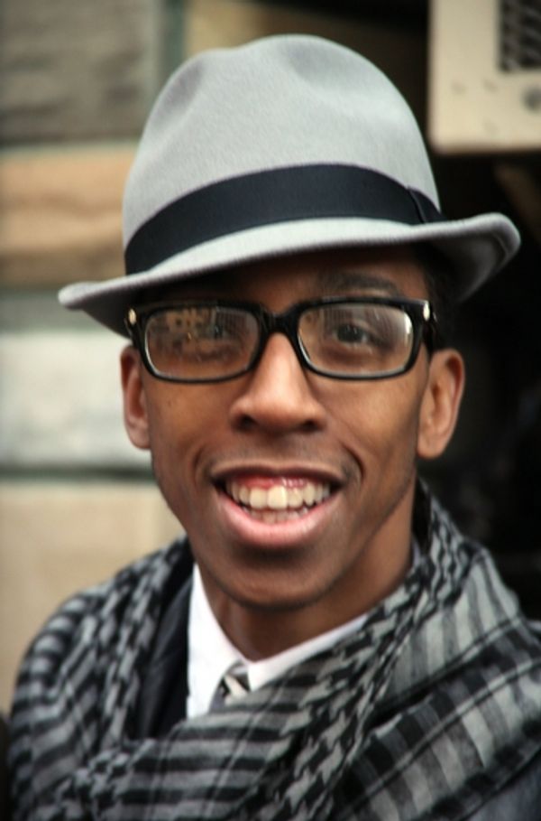 Final cast member Dwayne Cooper looked snazzy for the show
 Photo
