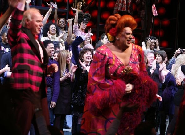 Ken Marks and Harvey Fierstein shake it! Photo