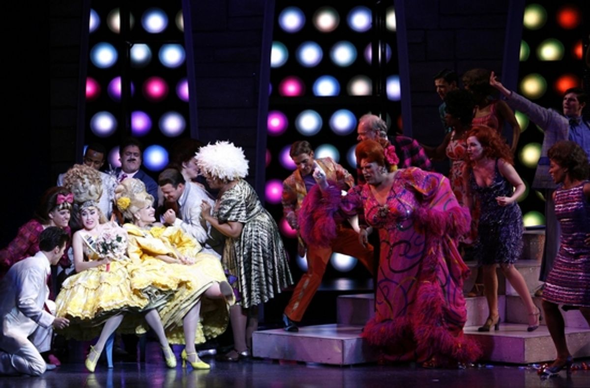 Kate Loprest, Karen Mason, Charlotte Crossley, Harvey Fierstein and the cast at 