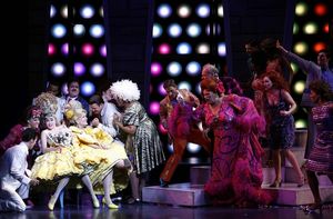 Kate Loprest, Karen Mason, Charlotte Crossley, Harvey Fierstein and the cast Photo