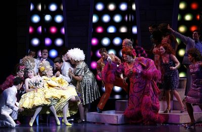 Kate Loprest, Karen Mason, Charlotte Crossley, Harvey Fierstein and the cast Photo