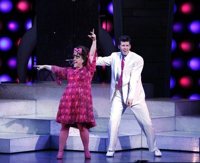 Marissa Jaret Winokur and Constantine Rousouli Photo