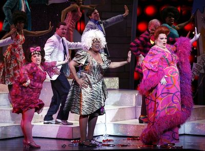 Marissa Jaret Winokur, Charlotte Crossley and Harvey Fierstein Photo