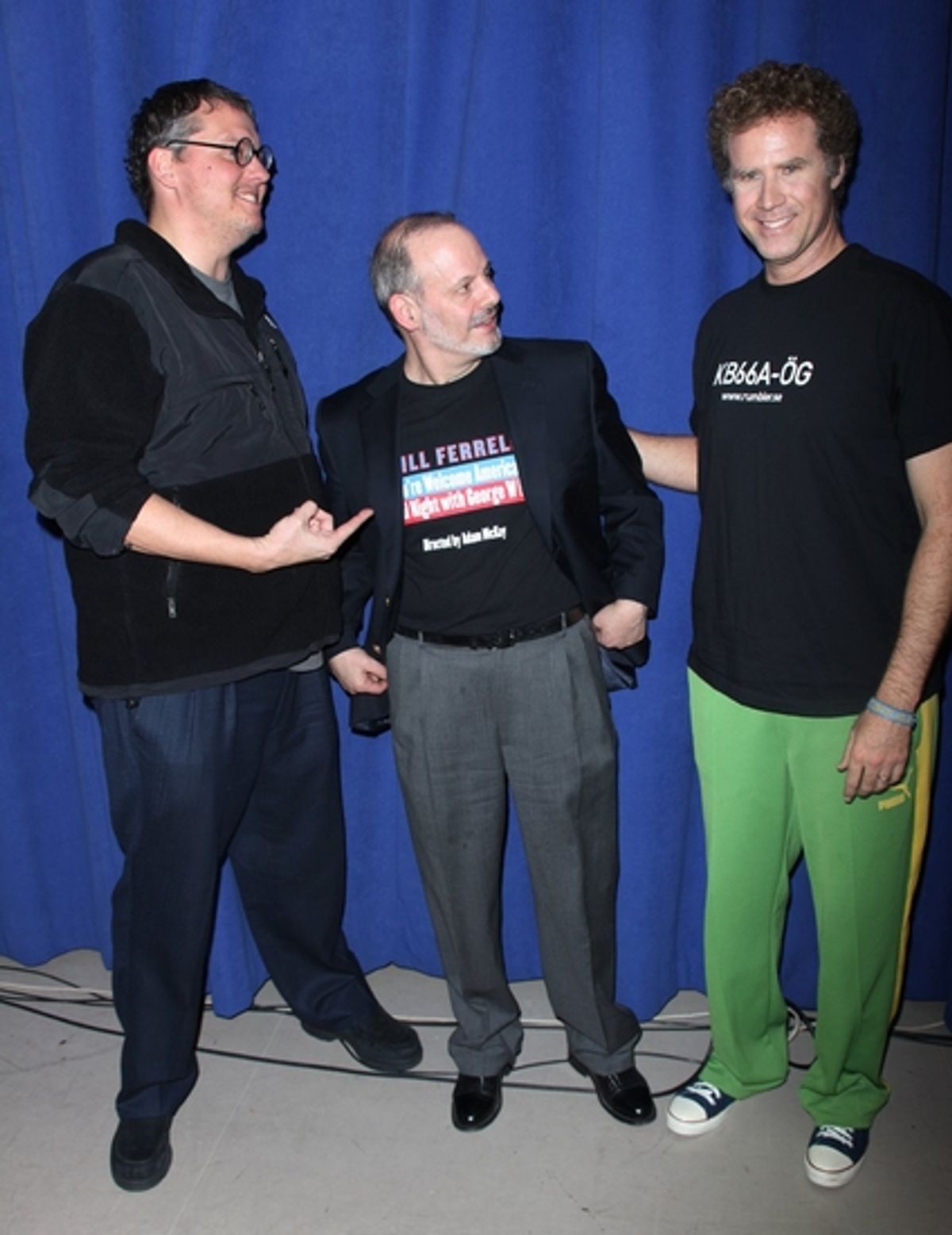 Adam McKay, Jeffrey Richards and Will Ferrell at 
