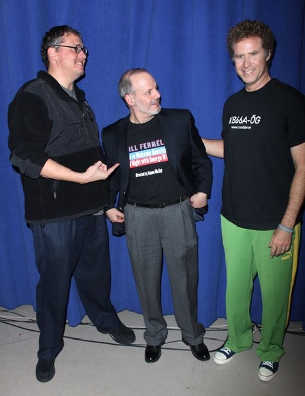 Adam McKay, Jeffrey Richards and Will Ferrell Photo