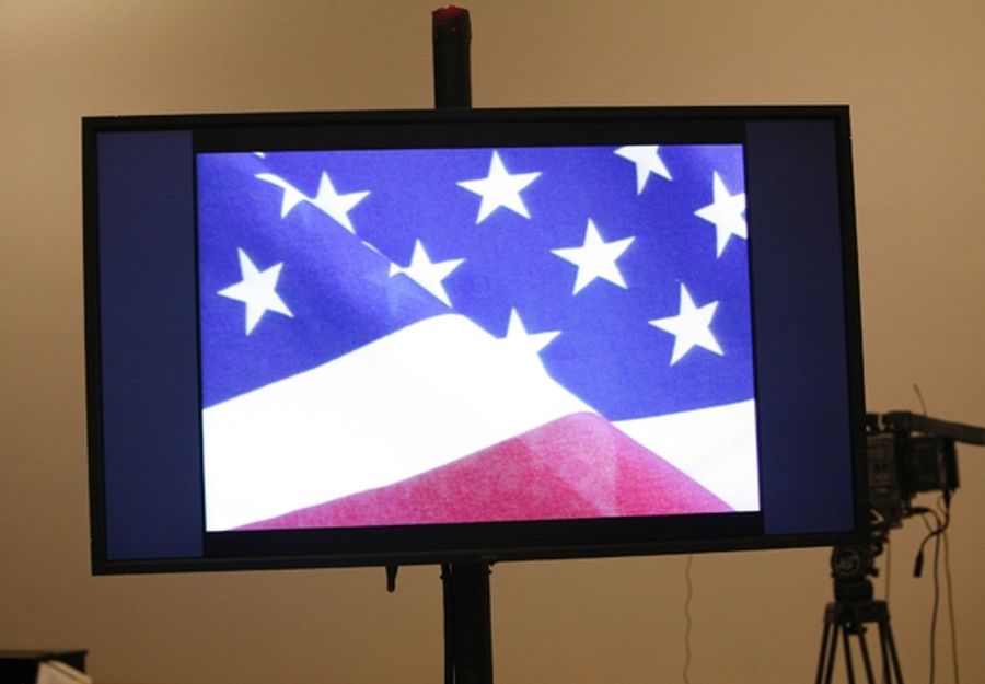 Photo Coverage: Will Ferrell's 'You're Welcome America' Meets the Press Image