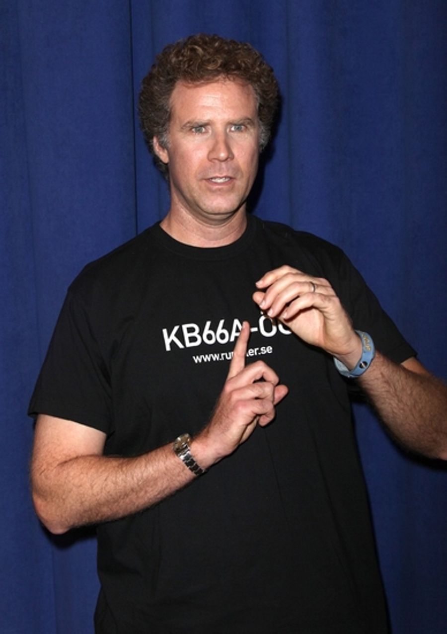 Photo Coverage: Will Ferrell's 'You're Welcome America' Meets the Press Image